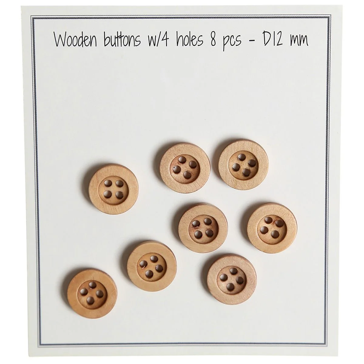 Houten knopen - Round Groove - Lichte - Image 6